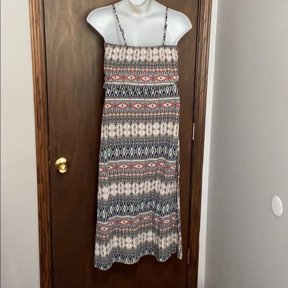 W.F. Colorful Tribal Pattern Maxi Dress - Picture 3 of 4